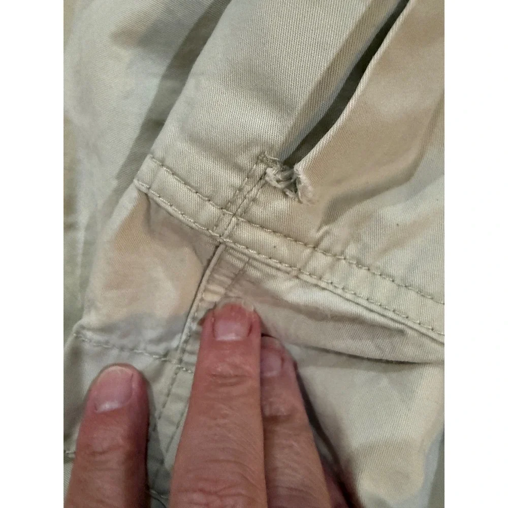 Roundtree & Yorke Cargo Shorts Mens 50 Tan Good Outdoors Cotton Utility
